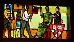 Glasfenster im Rütlihaus