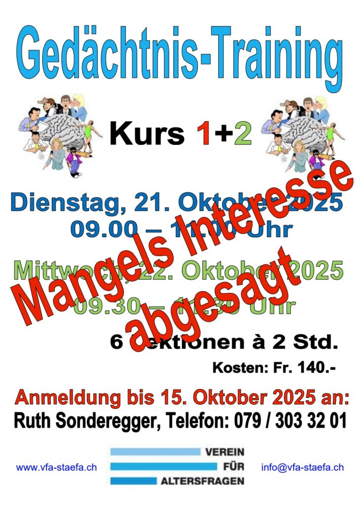 Gedächtnistraining Gedächtnistraining