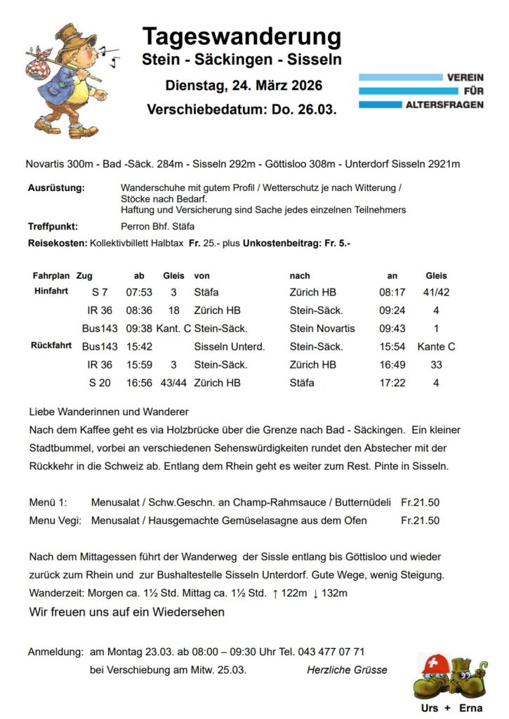 Tageswanderung Stein